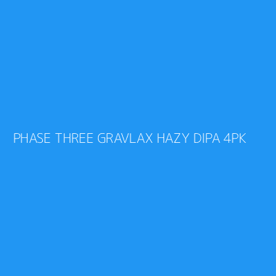 Product PHASE THREE GRAVLAX HAZY DIPA 4PK