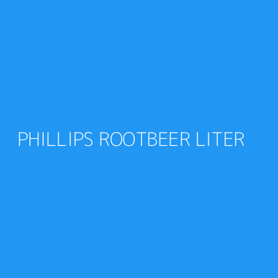 Product PHILLIPS ROOTBEER LITER