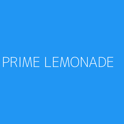 Product PRIME LEMONADE