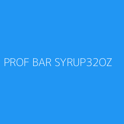 Product PROF BAR SYRUP32OZ