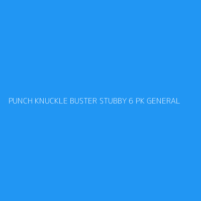 Product PUNCH KNUCKLE BUSTER STUBBY 6 PK GENERAL