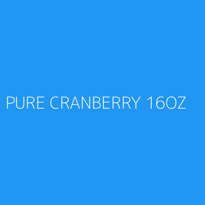 Product PURE CRANBERRY 16OZ