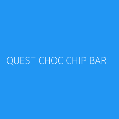 Product QUEST CHOC CHIP BAR