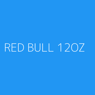 Product RED BULL 12OZ