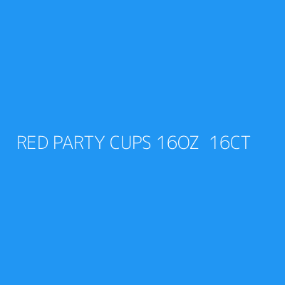 Product RED PARTY CUPS 16OZ  16CT