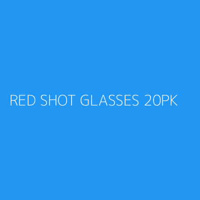 Product RED SHOT GLASSES 20PK