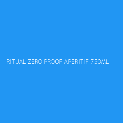 Product RITUAL ZERO PROOF APERITIF 750ML