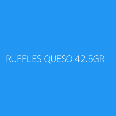 Product RUFFLES QUESO 42.5GR