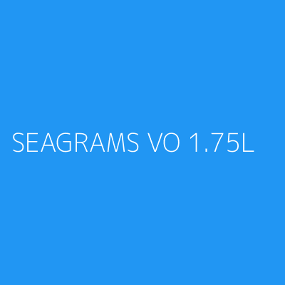 Product SEAGRAMS VO 1.75L