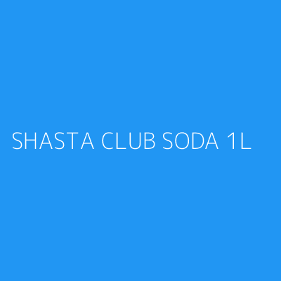 Product SHASTA CLUB SODA 1L