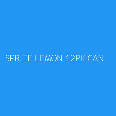 Product SPRITE LEMON 12PK CAN