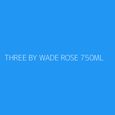 Product THREE BY WADE ROSE 750ML