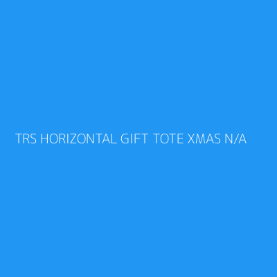 Product TRS HORIZONTAL GIFT TOTE XMAS N/A