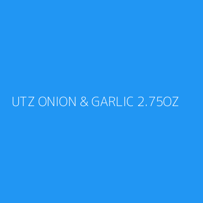 Product UTZ ONION & GARLIC 2.75OZ