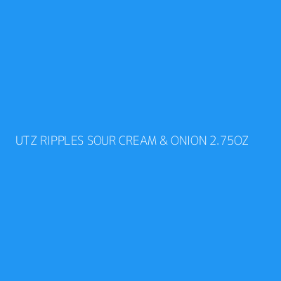 Product UTZ RIPPLES SOUR CREAM & ONION 2.75OZ