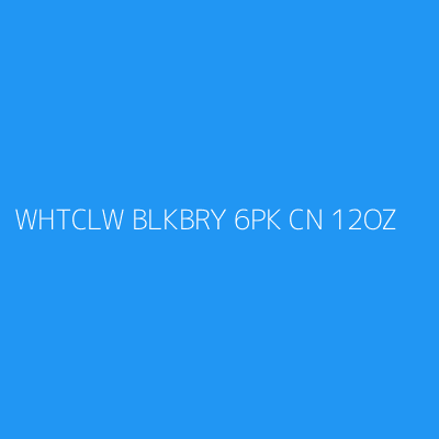 Product WHTCLW BLKBRY 6PK CN 12OZ