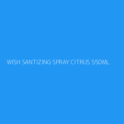Product WISH SANTIZING SPRAY CITRUS 550ML