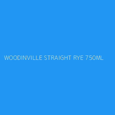 Product WOODINVILLE STRAIGHT RYE 750ML