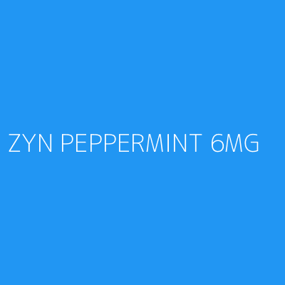 Product ZYN PEPPERMINT 6MG