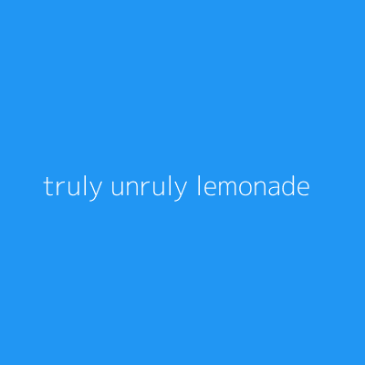 Product truly unruly lemonade