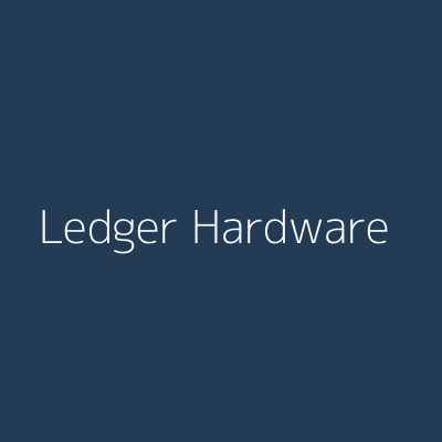 Ledger Hardware Wallet