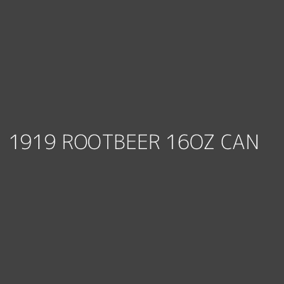 Product 1919 ROOTBEER 16OZ CAN