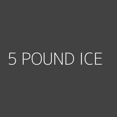 Product 5 POUND ICE