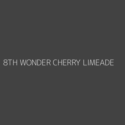 Product 8TH WONDER CHERRY LIMEADE