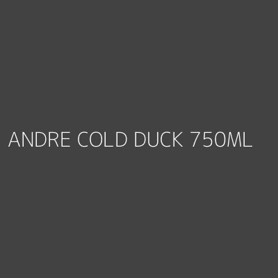 Product ANDRE COLD DUCK 750ML