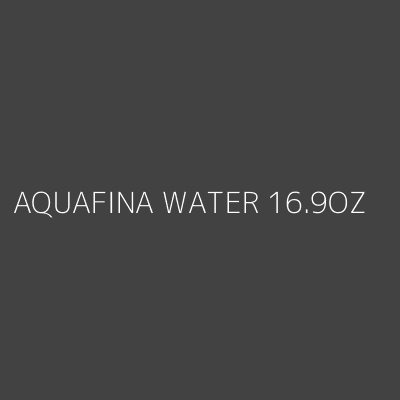 Product AQUAFINA WATER 16.9OZ