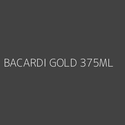 Product BACARDI GOLD 375ML