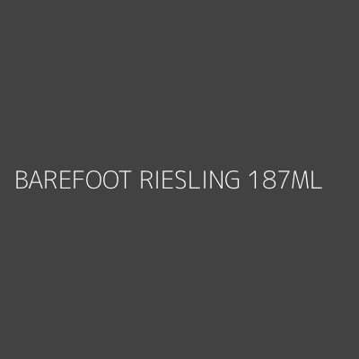 Product BAREFOOT RIESLING 187ML