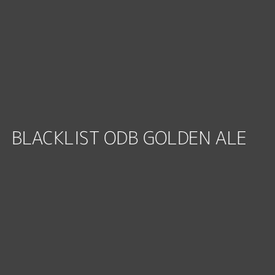 Product BLACKLIST ODB GOLDEN ALE