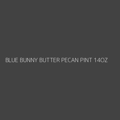 Product BLUE BUNNY BUTTER PECAN PINT 14OZ