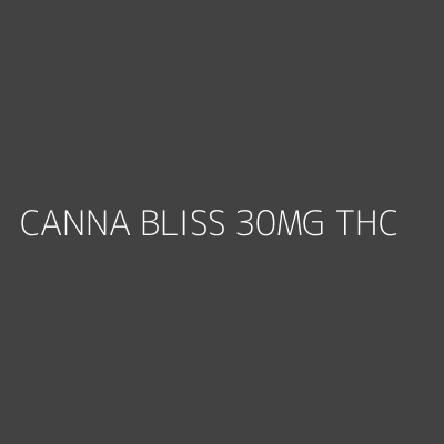 Product CANNA BLISS 30MG THC