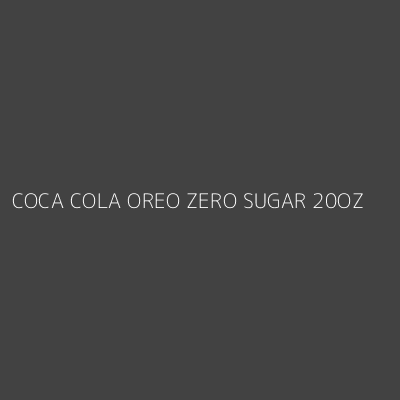 Product COCA COLA OREO ZERO SUGAR 20OZ