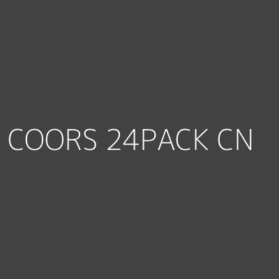 Product COORS 24PACK CN