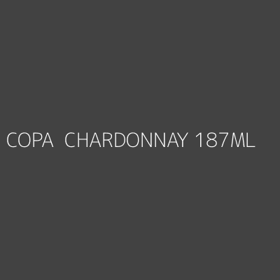 Product COPA  CHARDONNAY 187ML