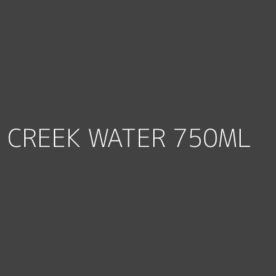 Product CREEK WATER 750ML