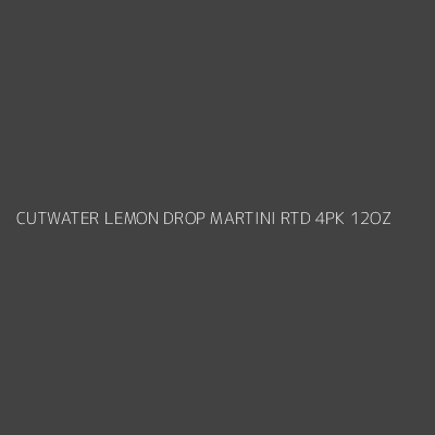 Product CUTWATER LEMON DROP MARTINI RTD 4PK 12OZ