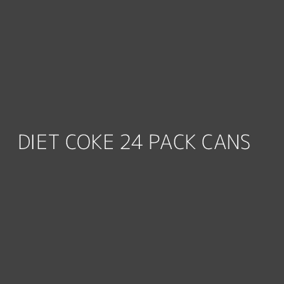 Product DIET COKE 24 PACK CANS