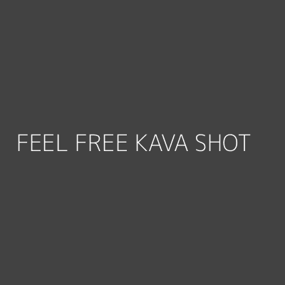 Product FEEL FREE KAVA SHOT