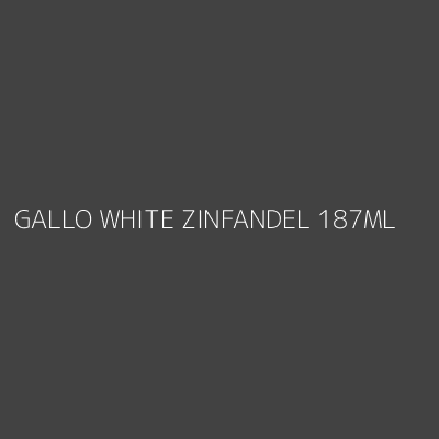 Product GALLO WHITE ZINFANDEL 187ML