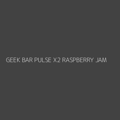 Product GEEK BAR PULSE X2 RASPBERRY JAM