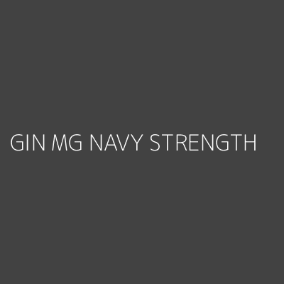 Product GIN MG NAVY STRENGTH