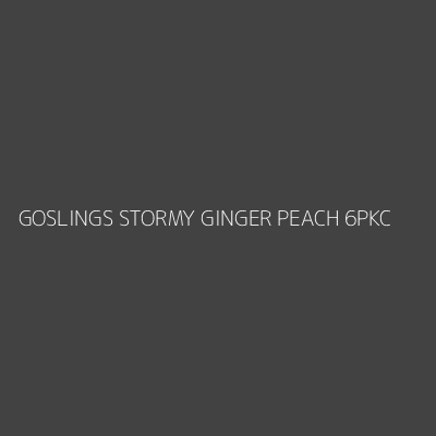 Product GOSLINGS STORMY GINGER PEACH 6PKC