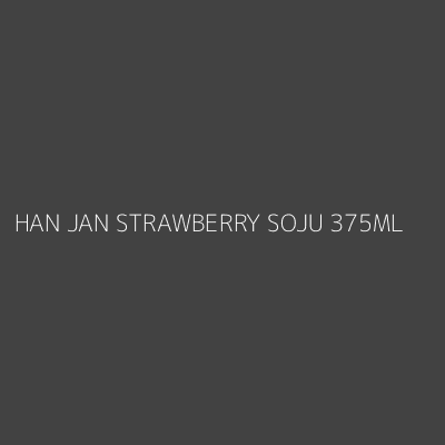 Product HAN JAN STRAWBERRY SOJU 375ML