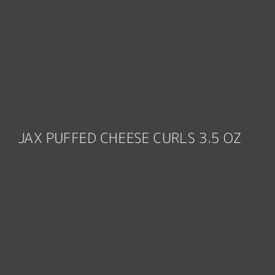 Product JAX PUFFED CHEESE CURLS 3.5 OZ