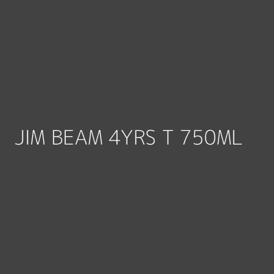 Product JIM BEAM 4YRS T 750ML