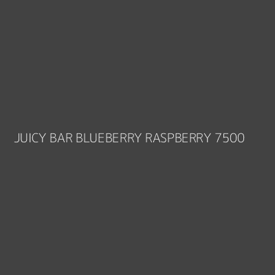 Product JUICY BAR BLUEBERRY RASPBERRY 7500